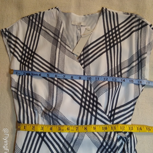 Joie Bethwyn B Porcelain Plaid Dress - Picture 11 of 13